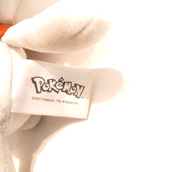 Pokemon Nintendo Official Sword Shield Scorbunny Plush White 13 Inches - Picture 3 of 3